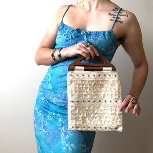 Vintage beaded clutch